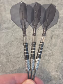 L-Style L-System L1 Clear Black - Dart Flights - Dartshopper.com